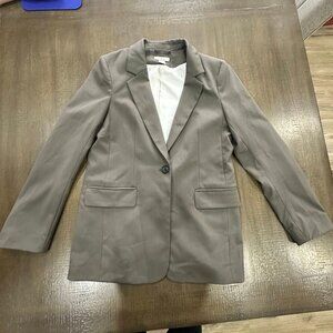H&M Women Blazer Gray Size XS